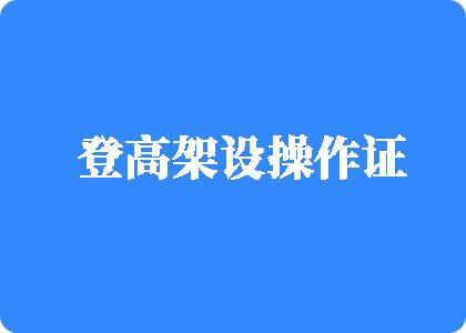 日曰撸夜夜操登高架设操作证